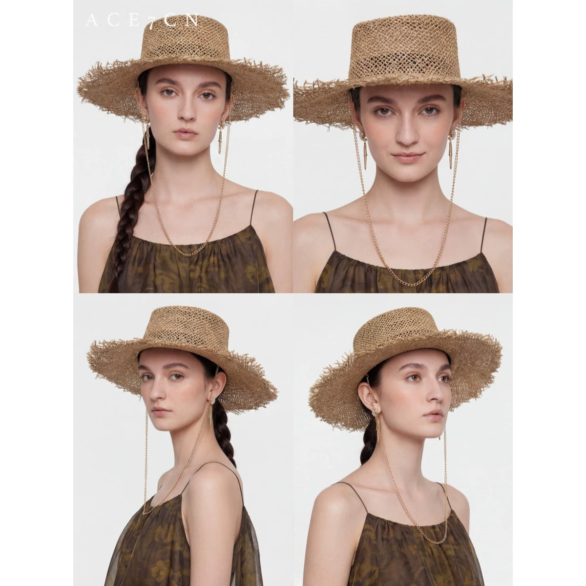 Natural Straw Sun Hat — ACE7CN