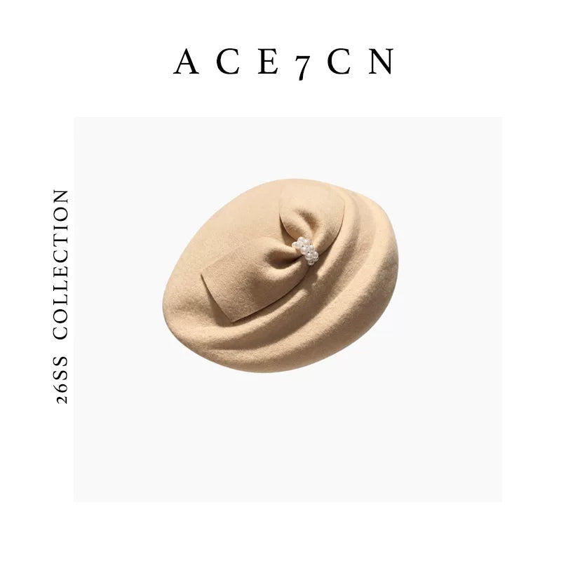 Wool Evening Pillbox Hat — ACE7CN