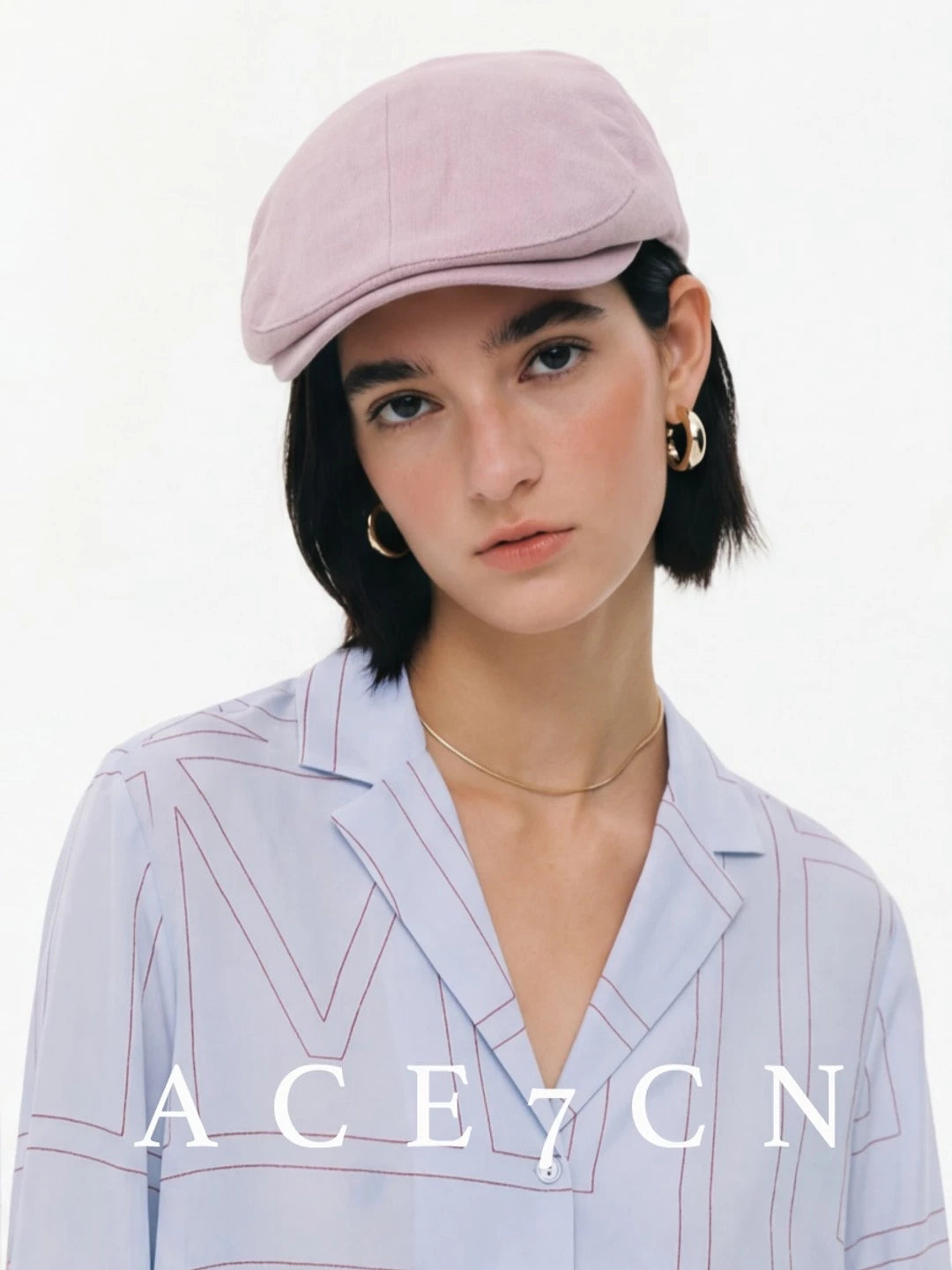 Soft Cotton Flat Cap — ACE7CN