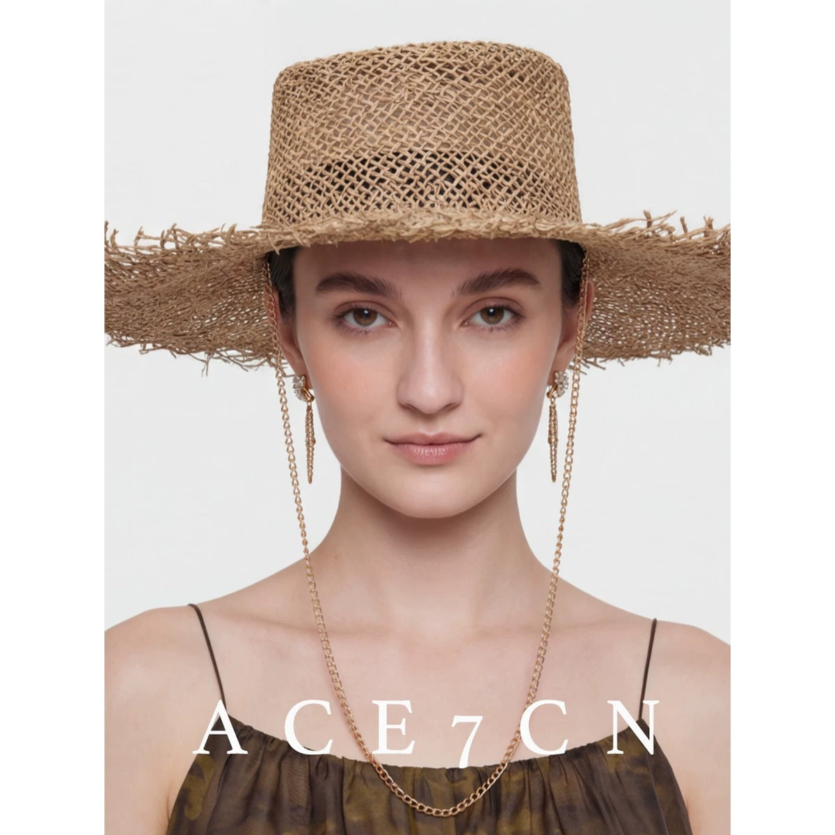 Natural Straw Sun Hat — ACE7CN