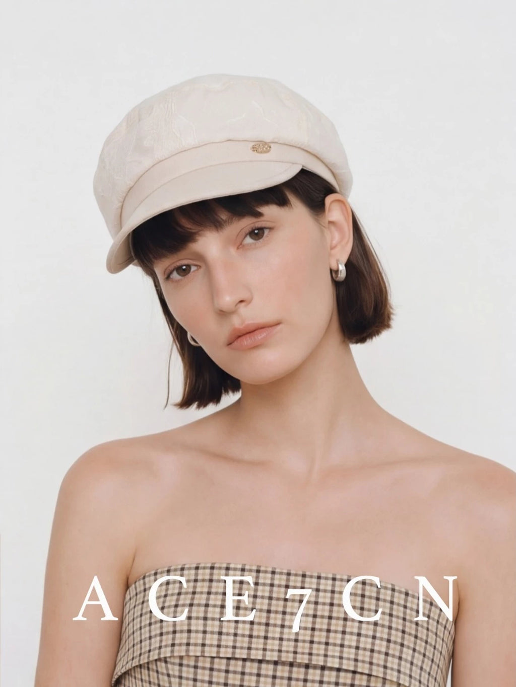 Burnout Tencel Newsboy Cap — ACE7CN