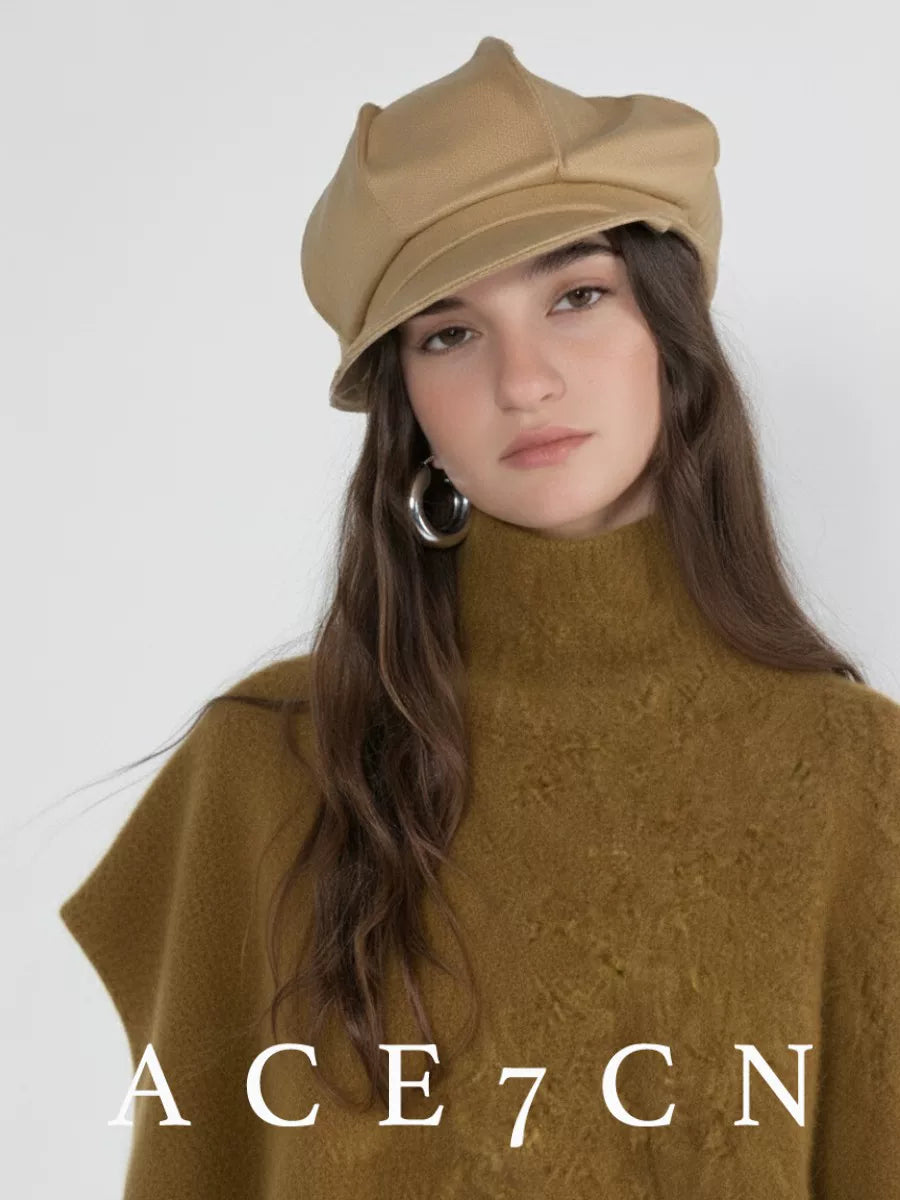 Octagonal Newsboy Cap — ACE7CN