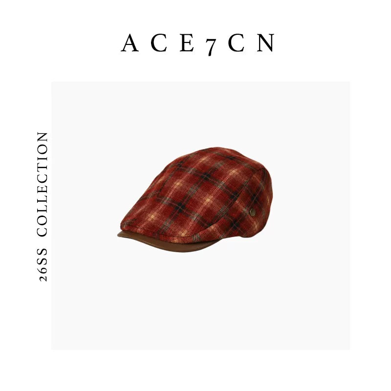 Tartan Flat Cap — ACE7CN