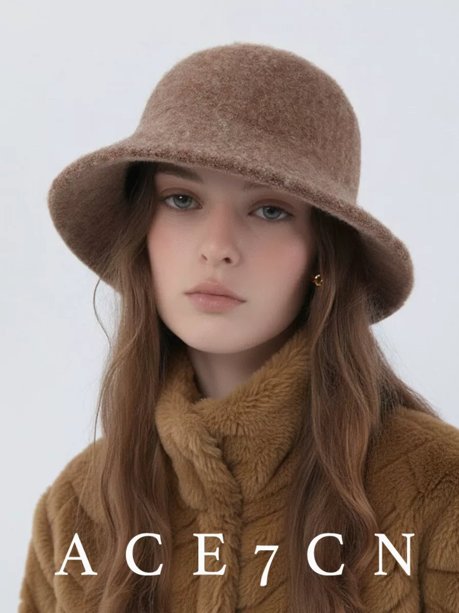 Knit Wool Bucket Hat — ACE7CN
