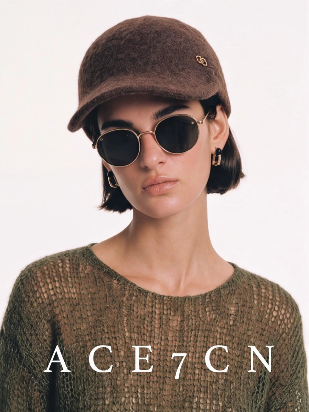 Knit Wool Baseball Cap — ACE7CN