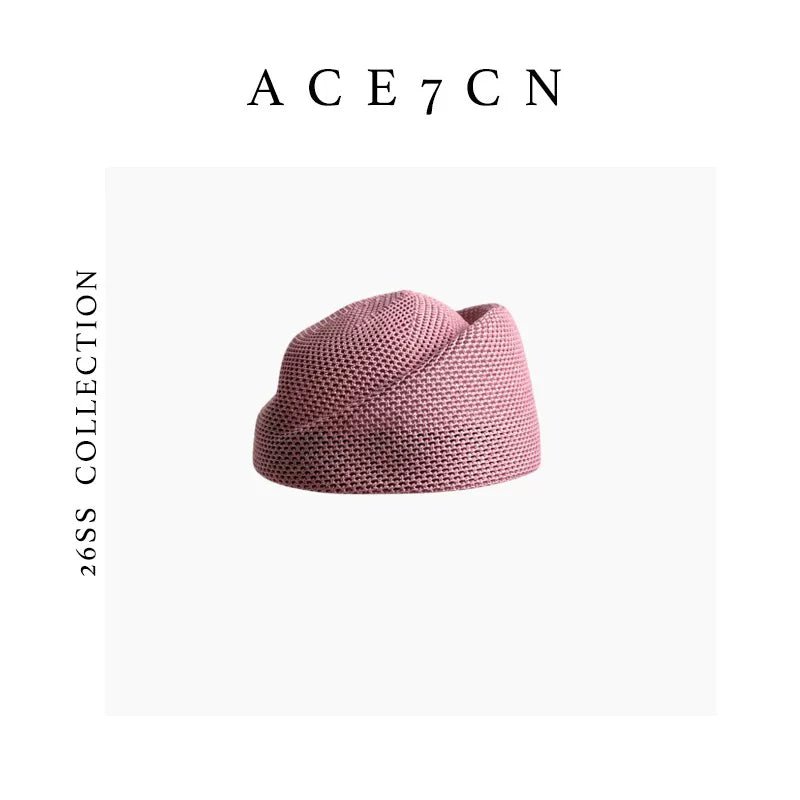 Structured Openwork Pillbox Hat — ACE7CN