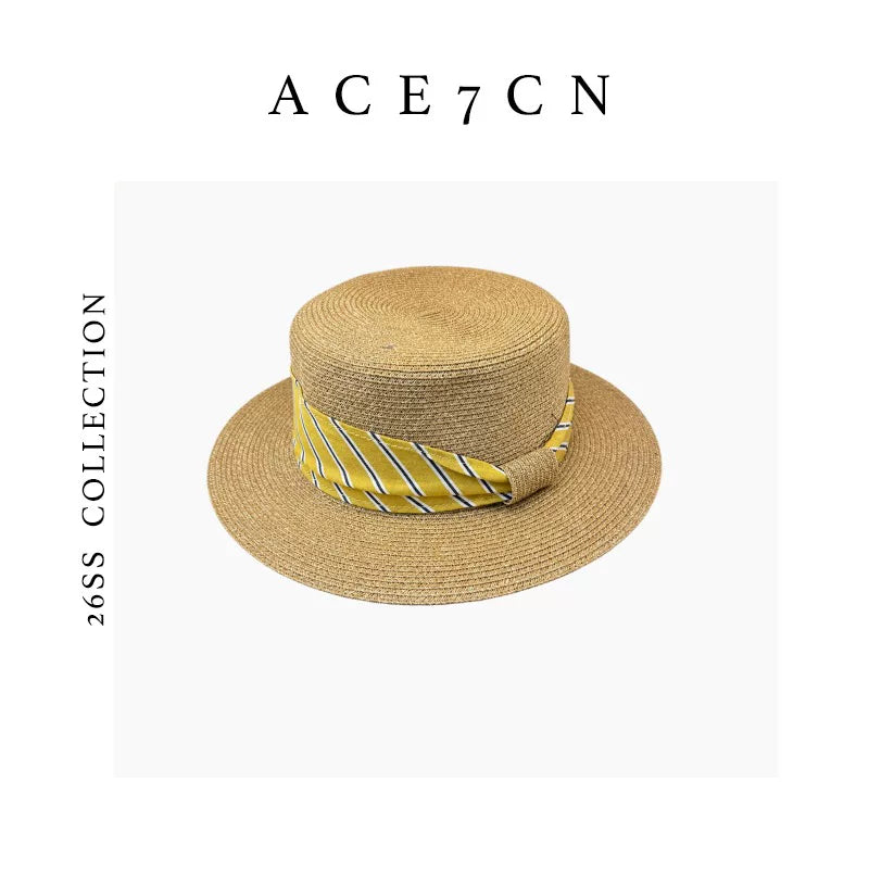 Breathable Straw Fedora — ACE7CN
