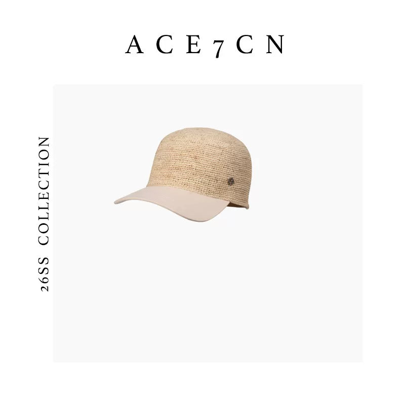 Raffia Baseball Cap — ACE7CN