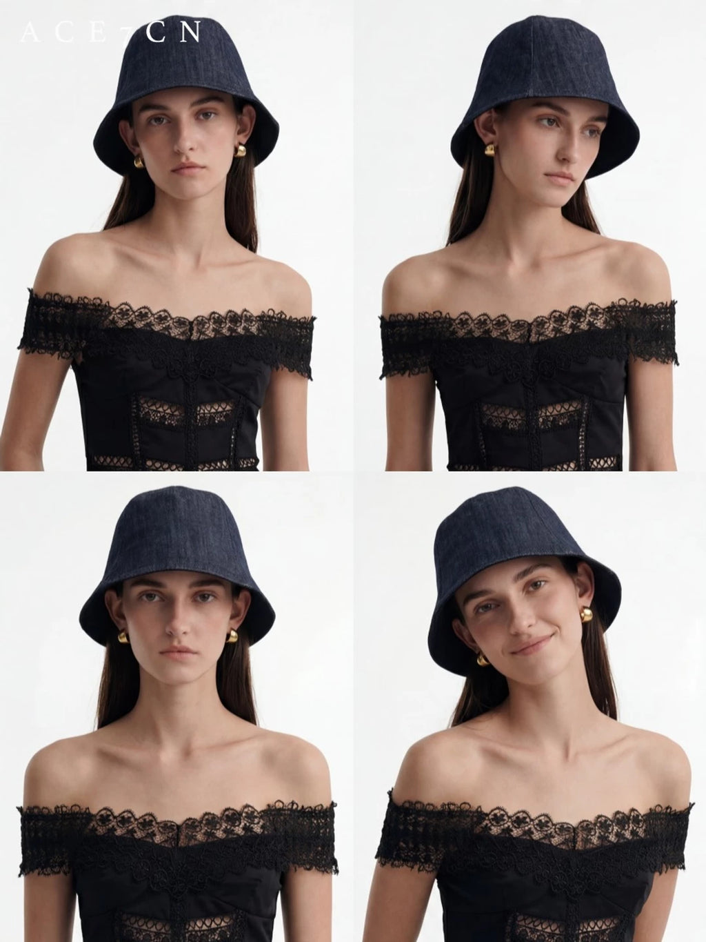 Raw Denim Bucket Hat — ACE7CN