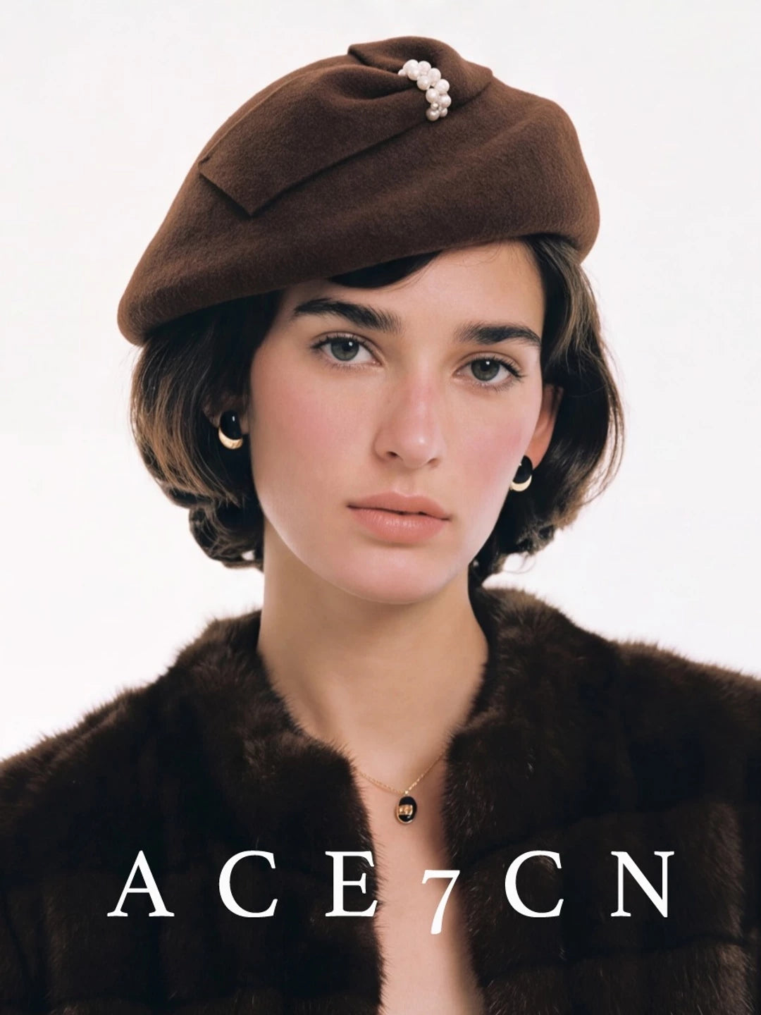 Wool Evening Pillbox Hat — ACE7CN