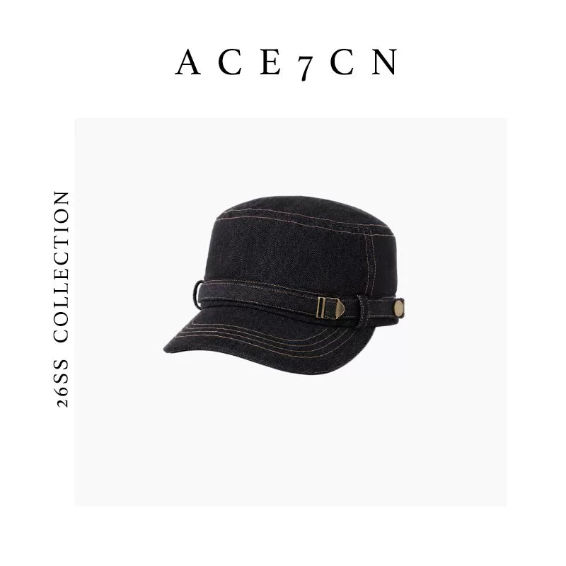 Breathable Denim Equestrian Cap — ACE7CN