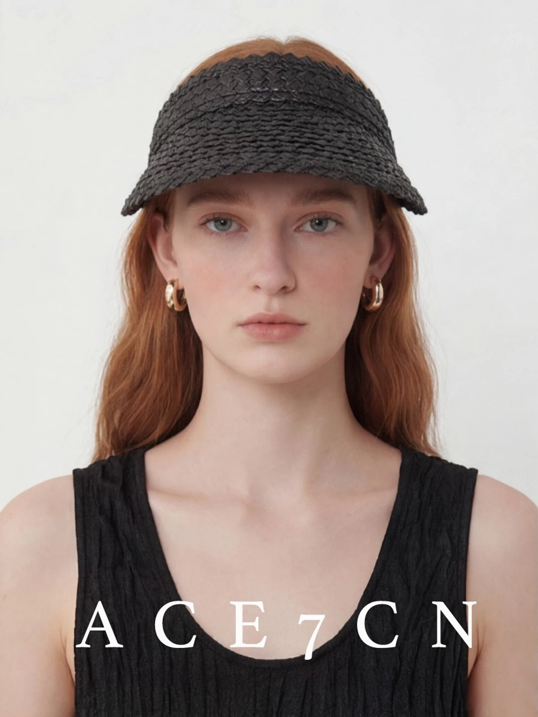 Wheat-Straw Headband Visor — ACE7CN
