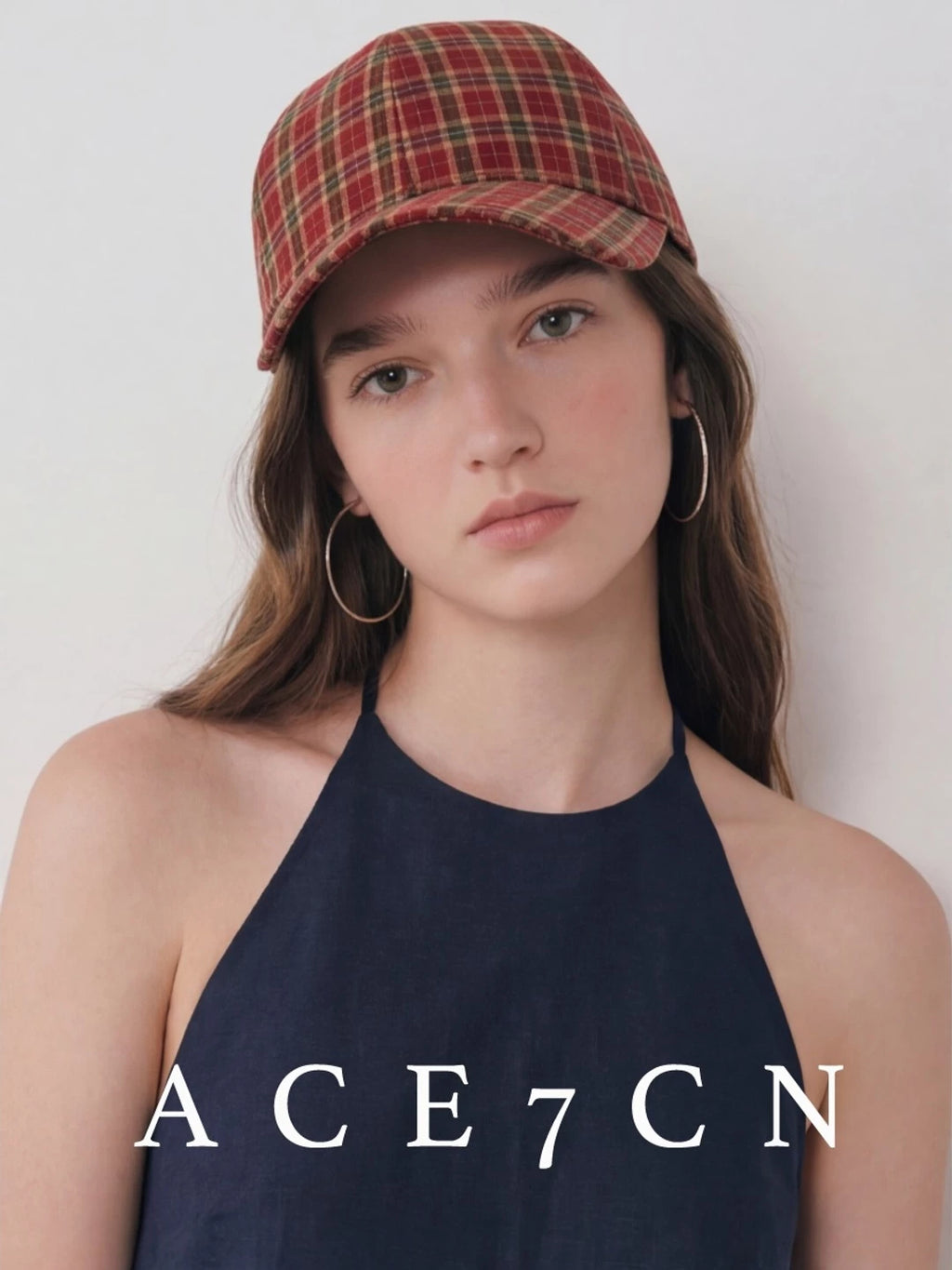 Plaid Baseball Cap — ACE7CN