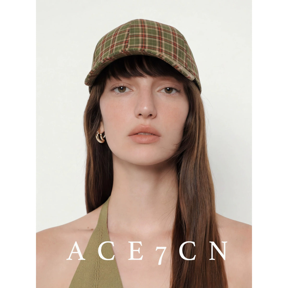 Plaid Baseball Cap — ACE7CN