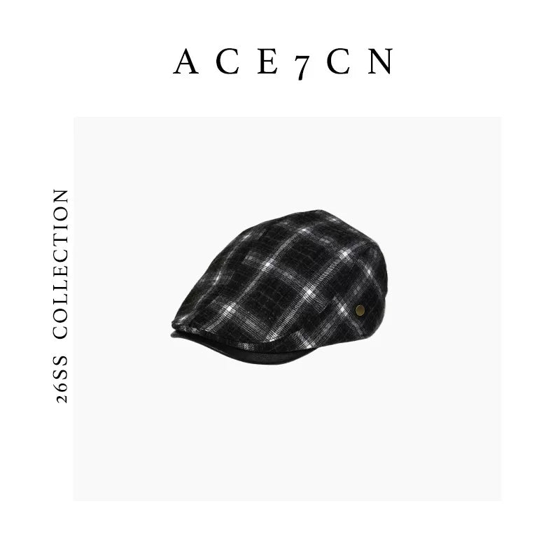 Tartan Flat Cap — ACE7CN