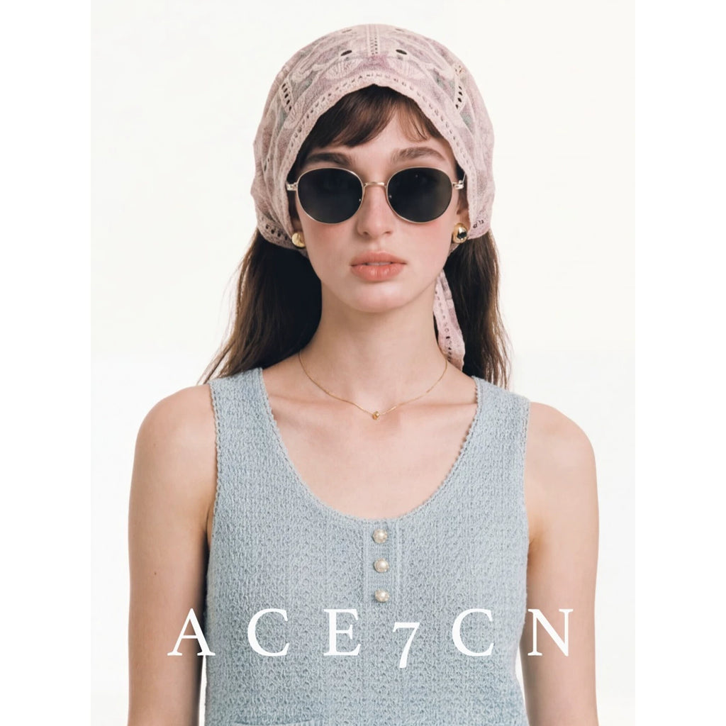 Embossed Embroidered Head Scarf Hat — ACE7CN