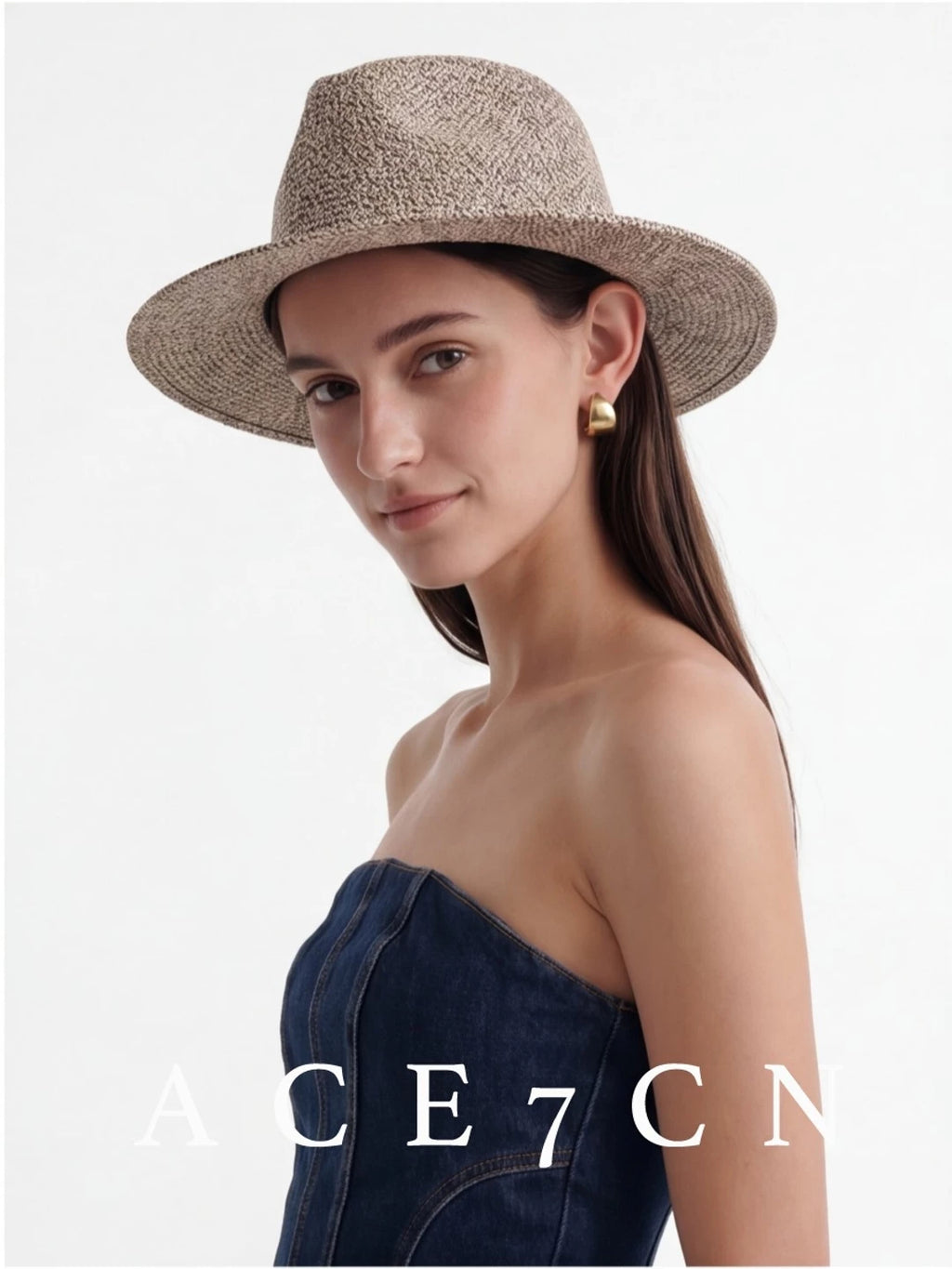 Minimal Straw Fedora — ACE7CN
