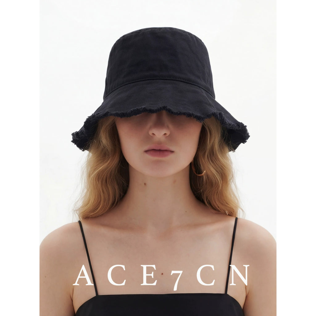 Lightweight Cotton Lampshade Bucket Hat — ACE7CN