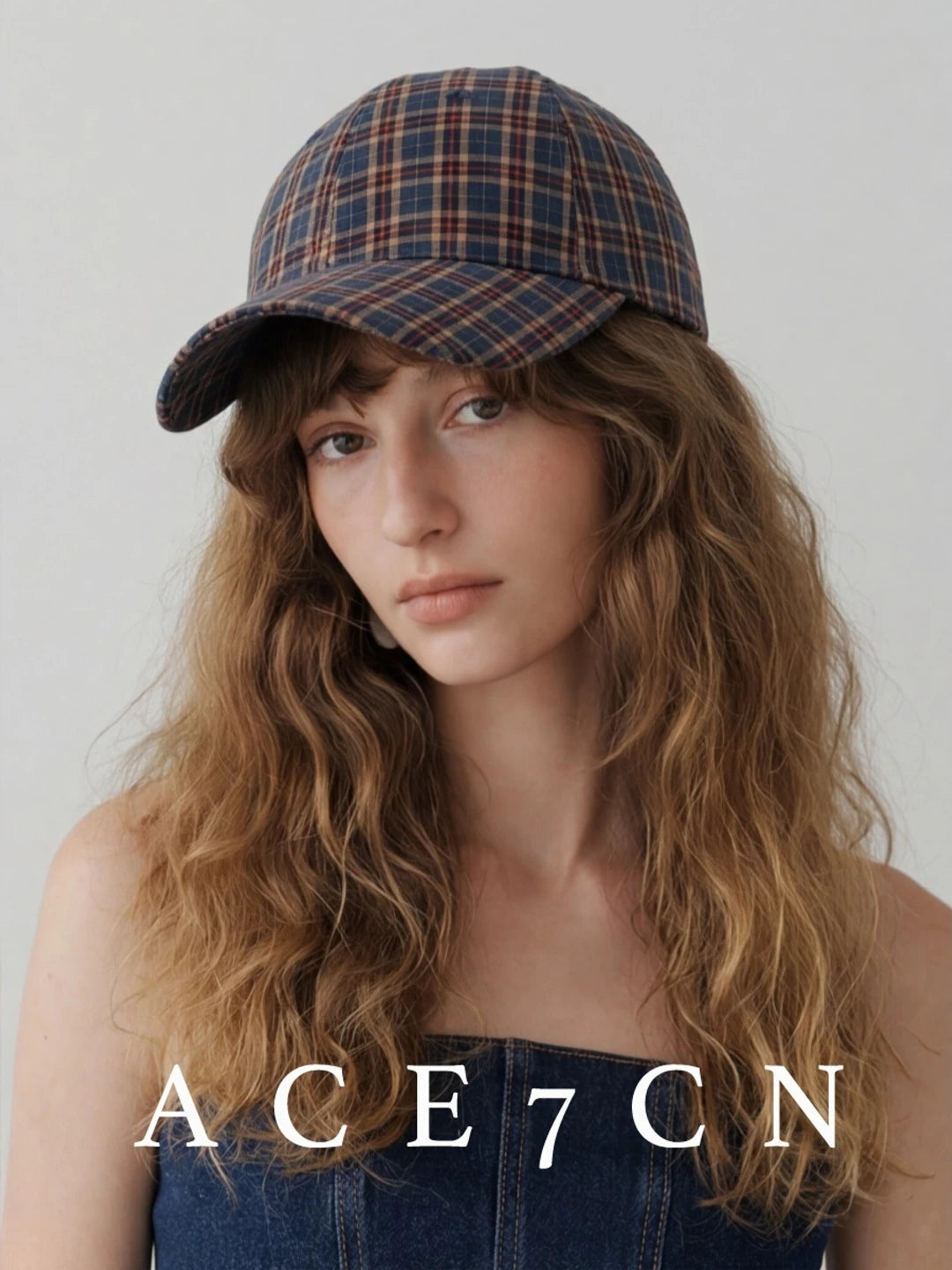 Plaid Baseball Cap — ACE7CN