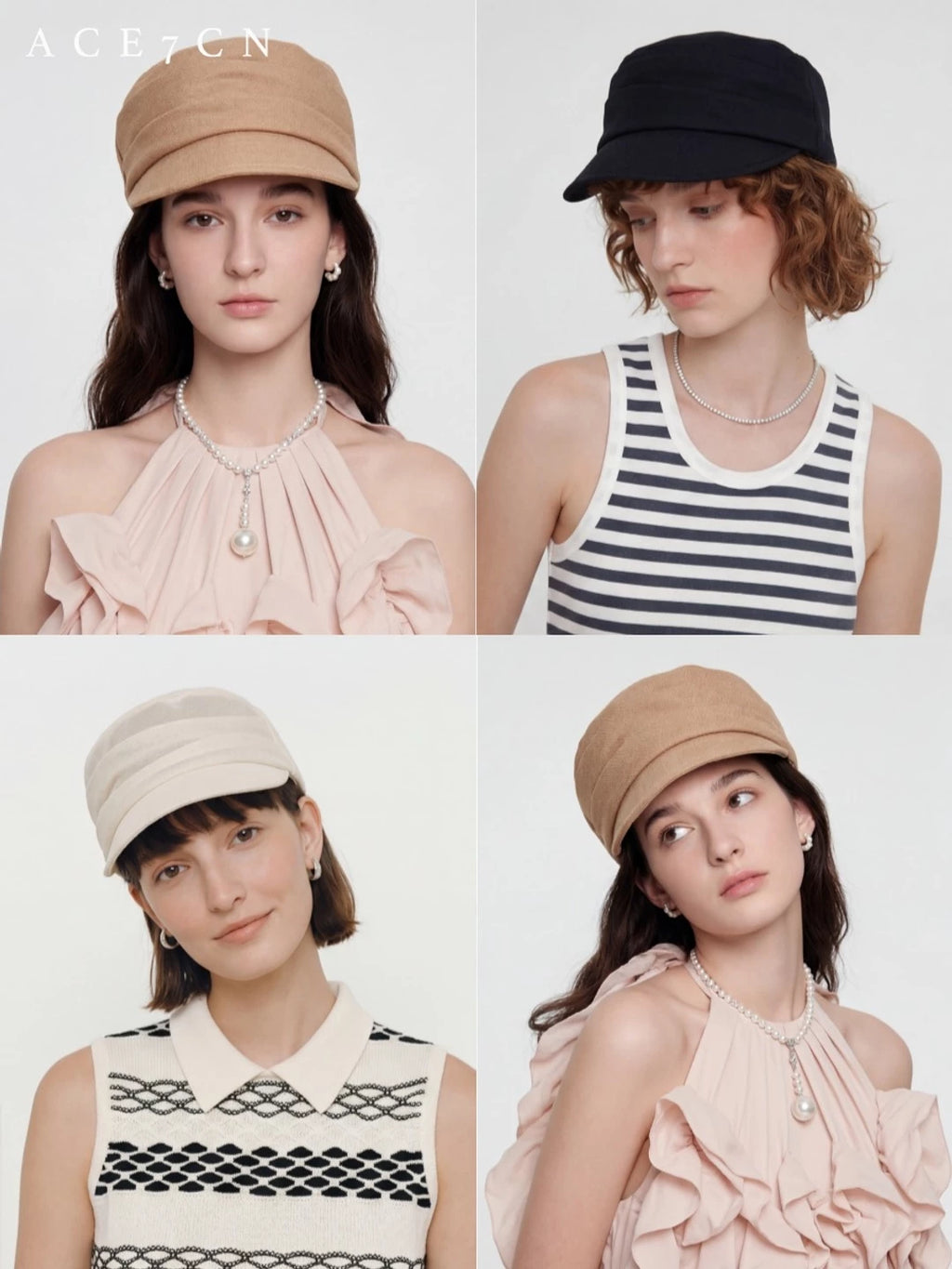 Washi Paper Equestrian Cap — ACE7CN