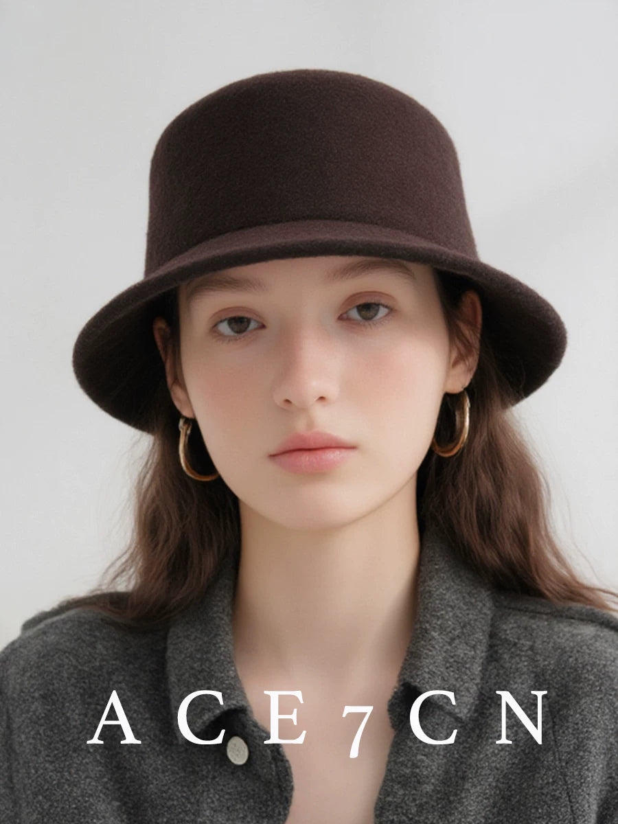 Short-Brim Wool Fedora — ACE7CN