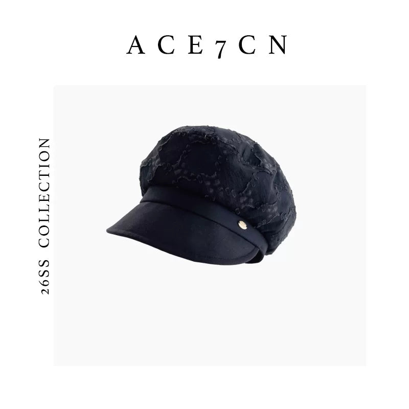 Burnout Tencel Newsboy Cap — ACE7CN