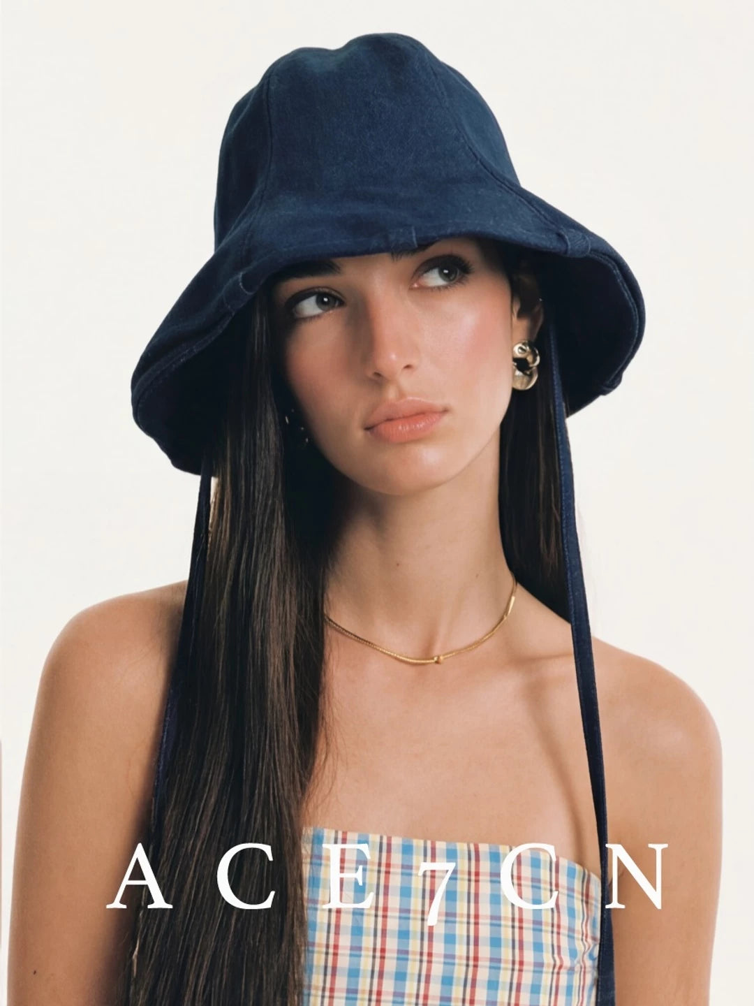 Foldable Denim Bucket Hat — ACE7CN