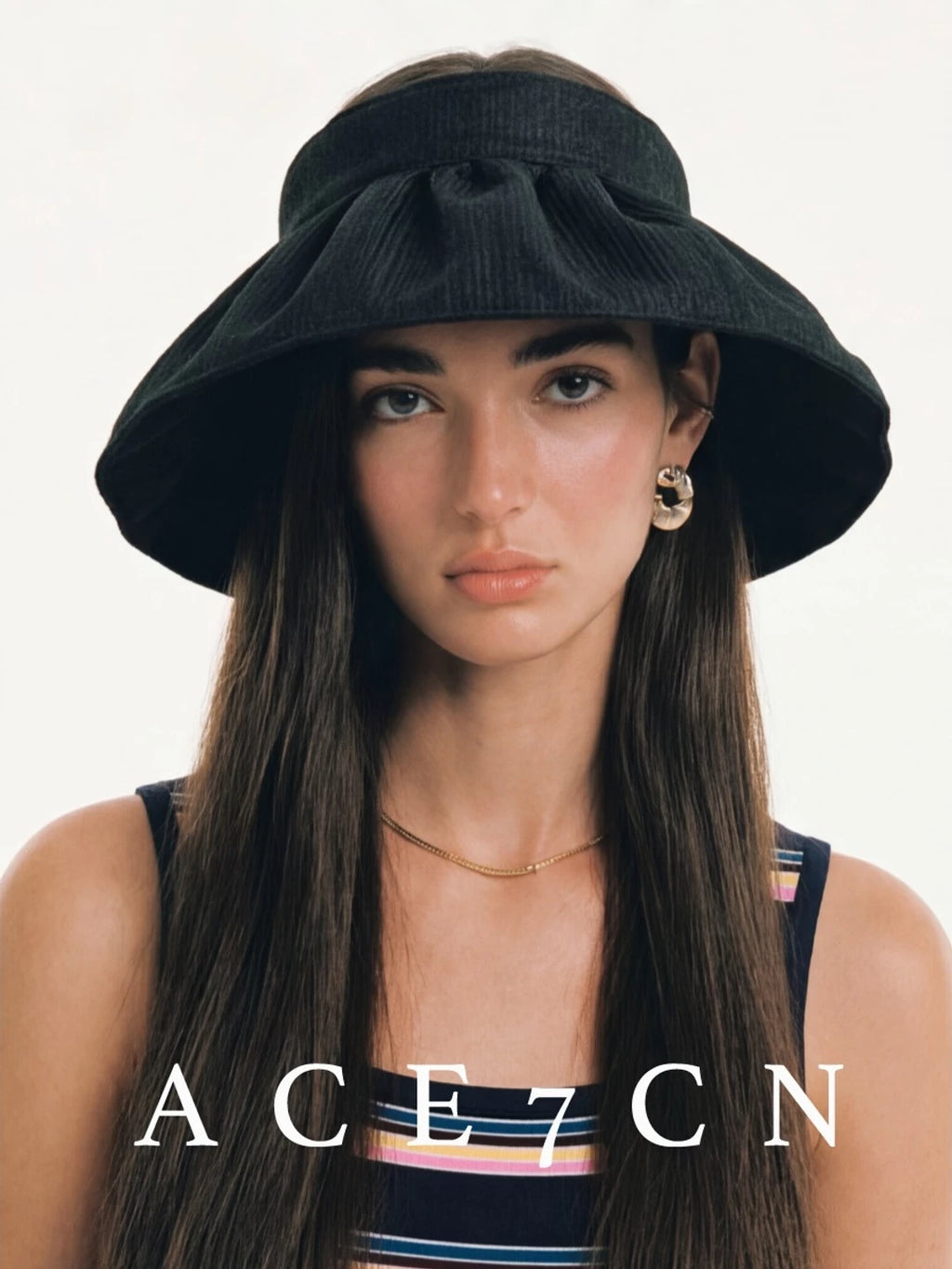 Wide-Brim Headband Visor — ACE7CN