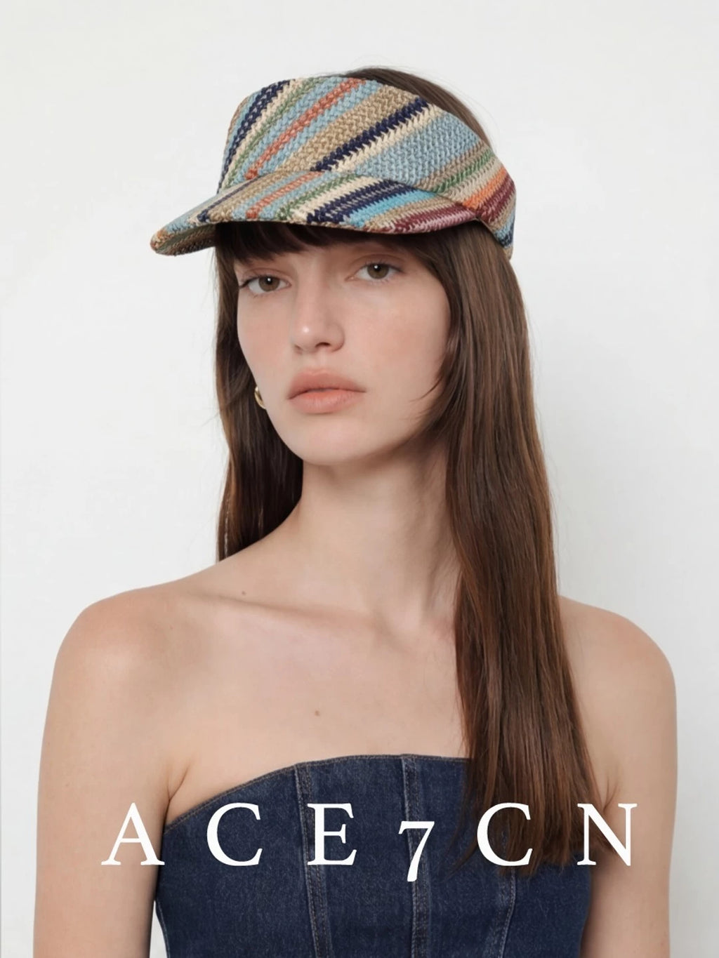 Striped Nautical Visor — ACE7CN
