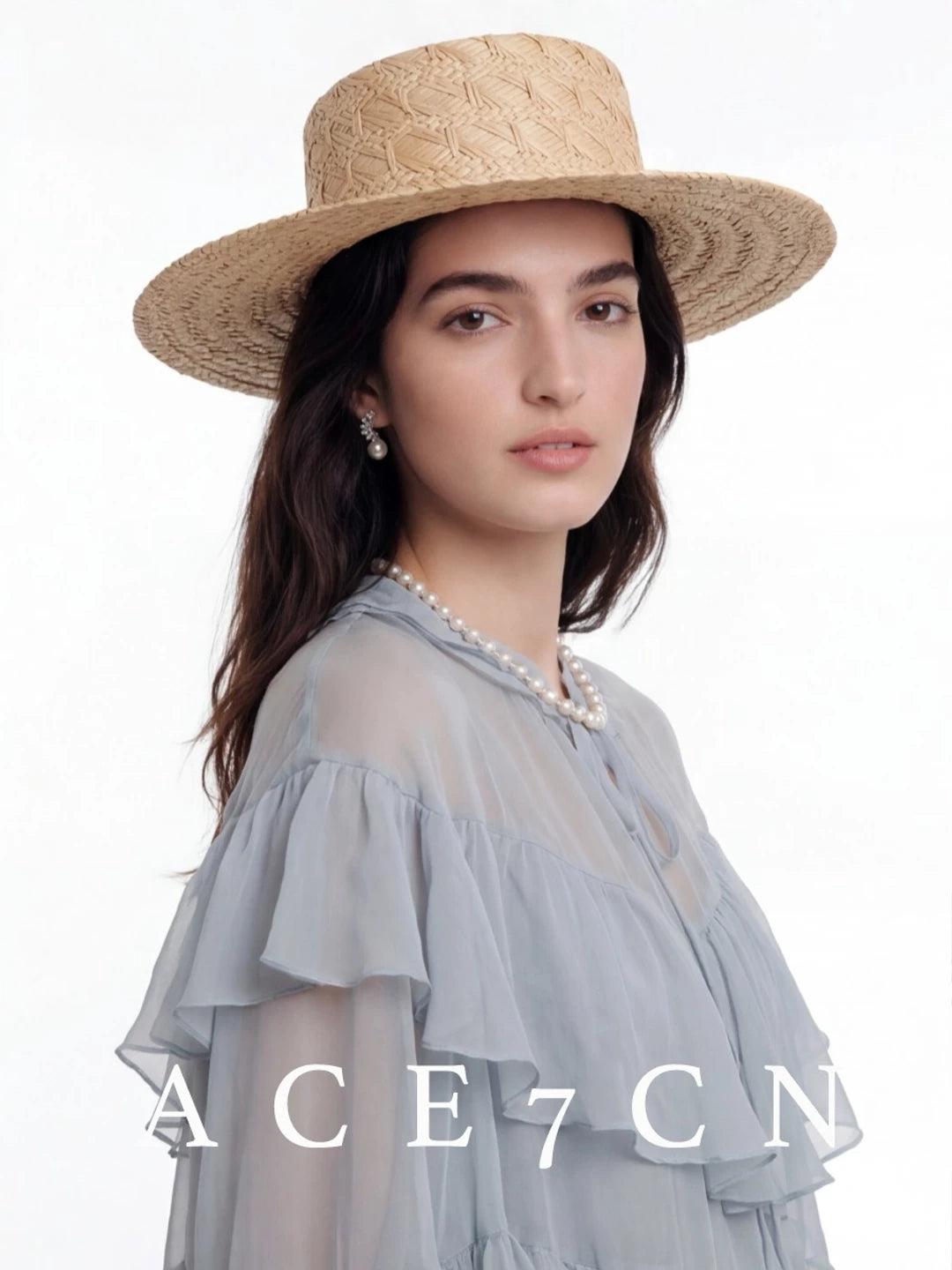 Hand-Woven Raffia Fedora — ACE7CN