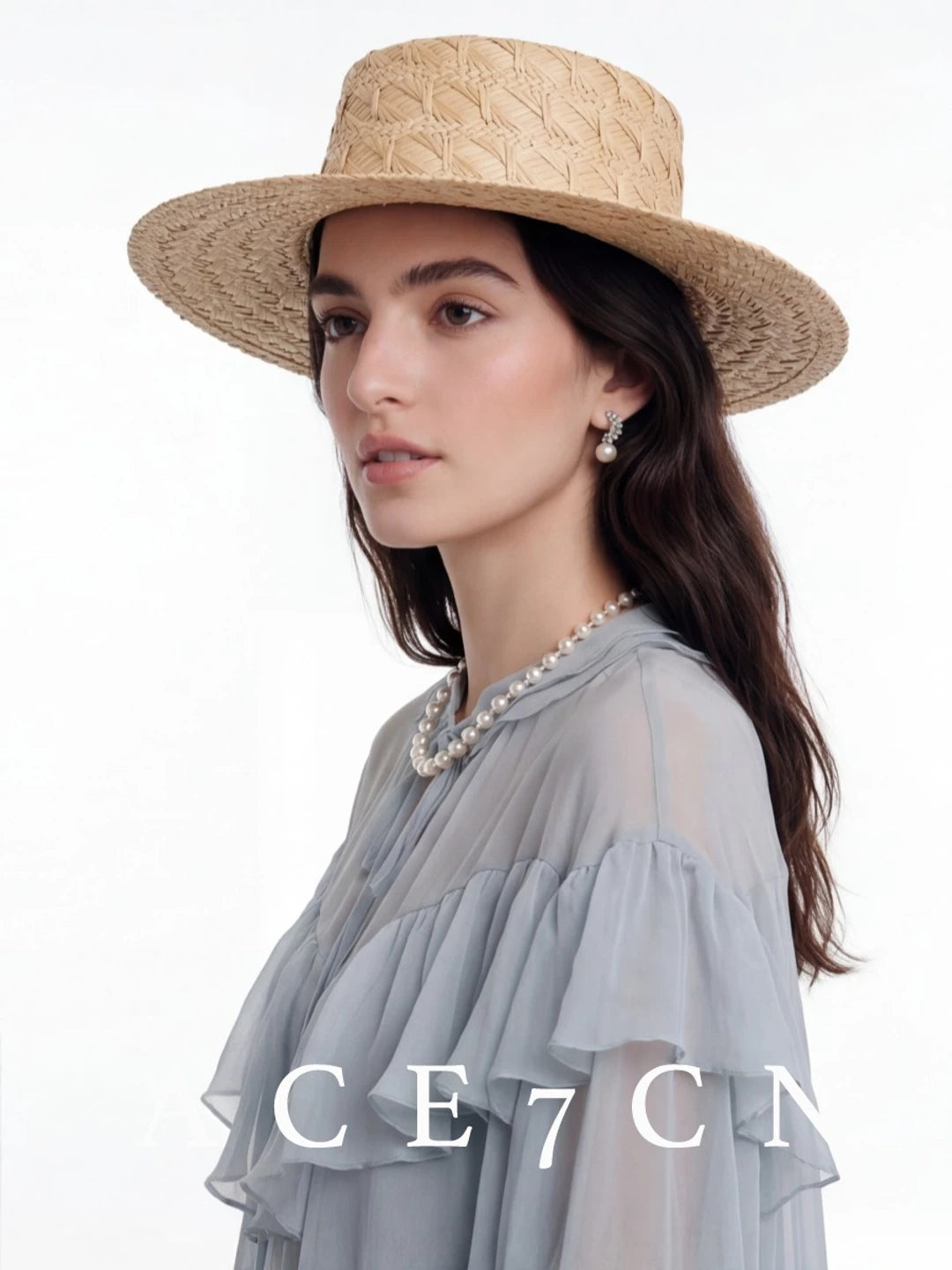 Hand-Woven Raffia Fedora — ACE7CN