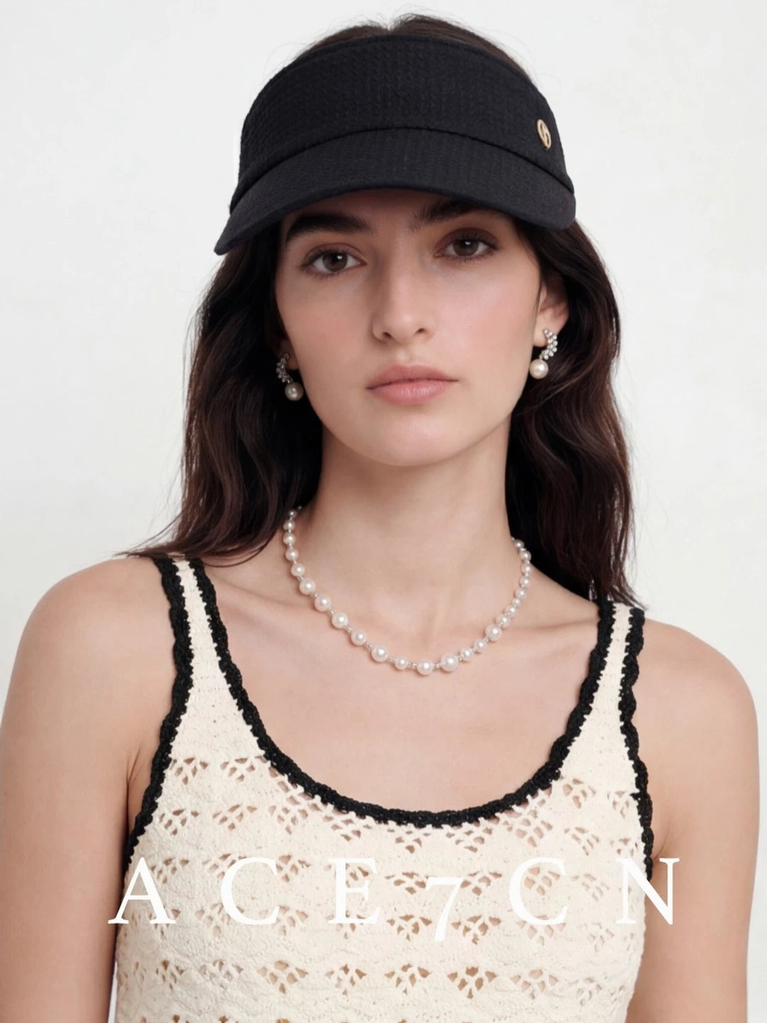 Plaid Headband Visor — ACE7CN