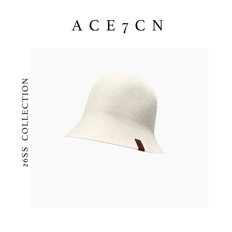 Wool Lampshade Bucket Hat — ACE7CN