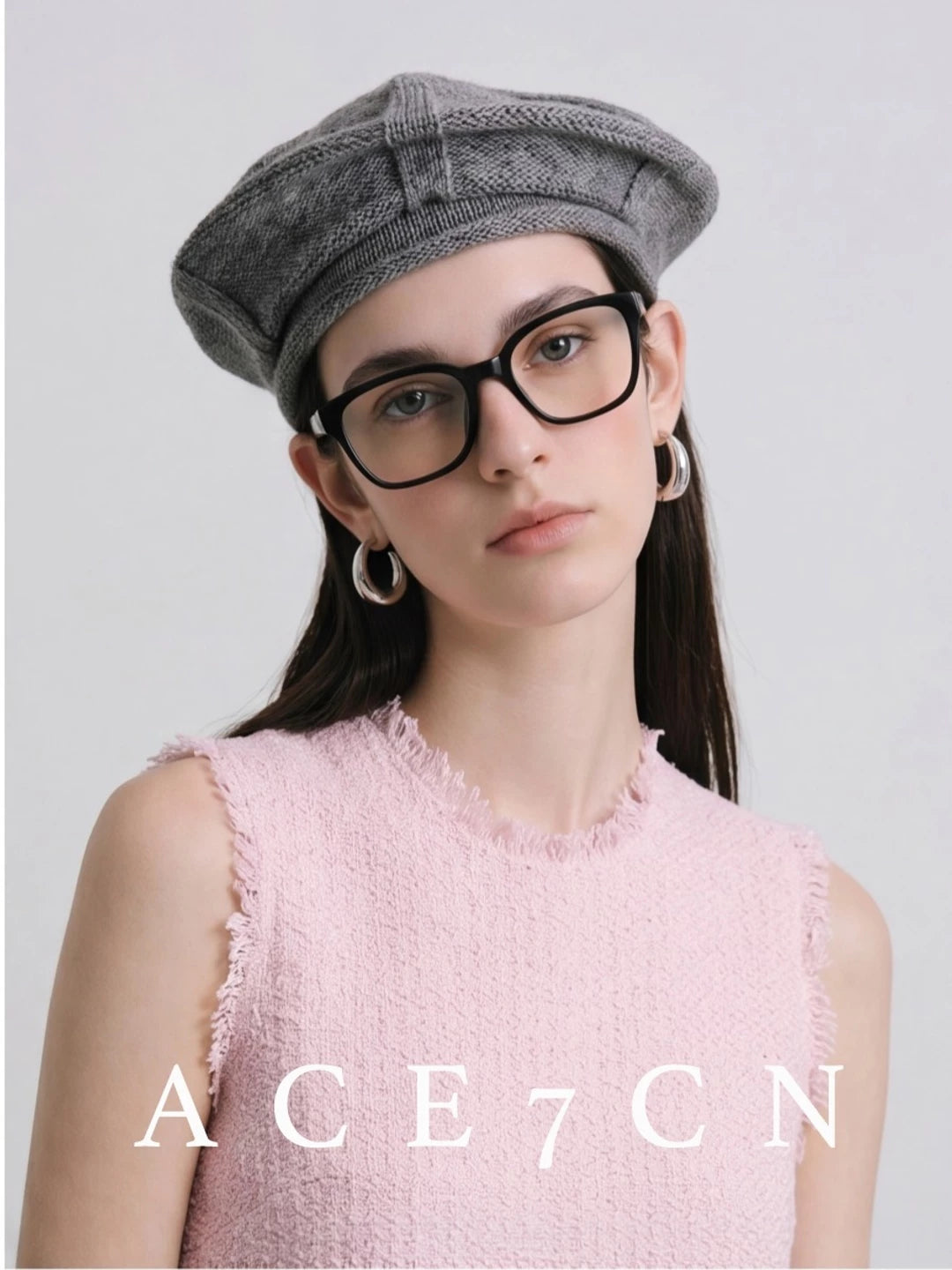Soft Wool Knit Beret — ACE7CN