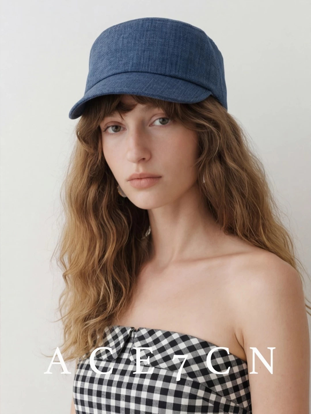 Breathable Cotton-Linen Equestrian Cap — ACE7CN
