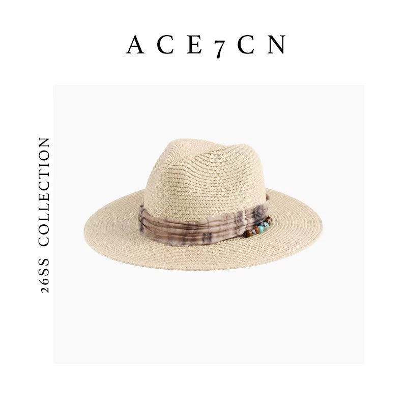 Ink-Wash Ribbon Western Fedora — ACE7CN