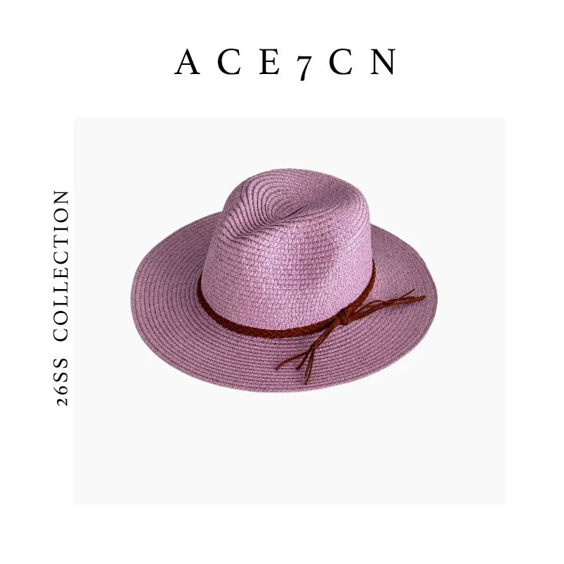Woven Straw Panama Hat — ACE7CN