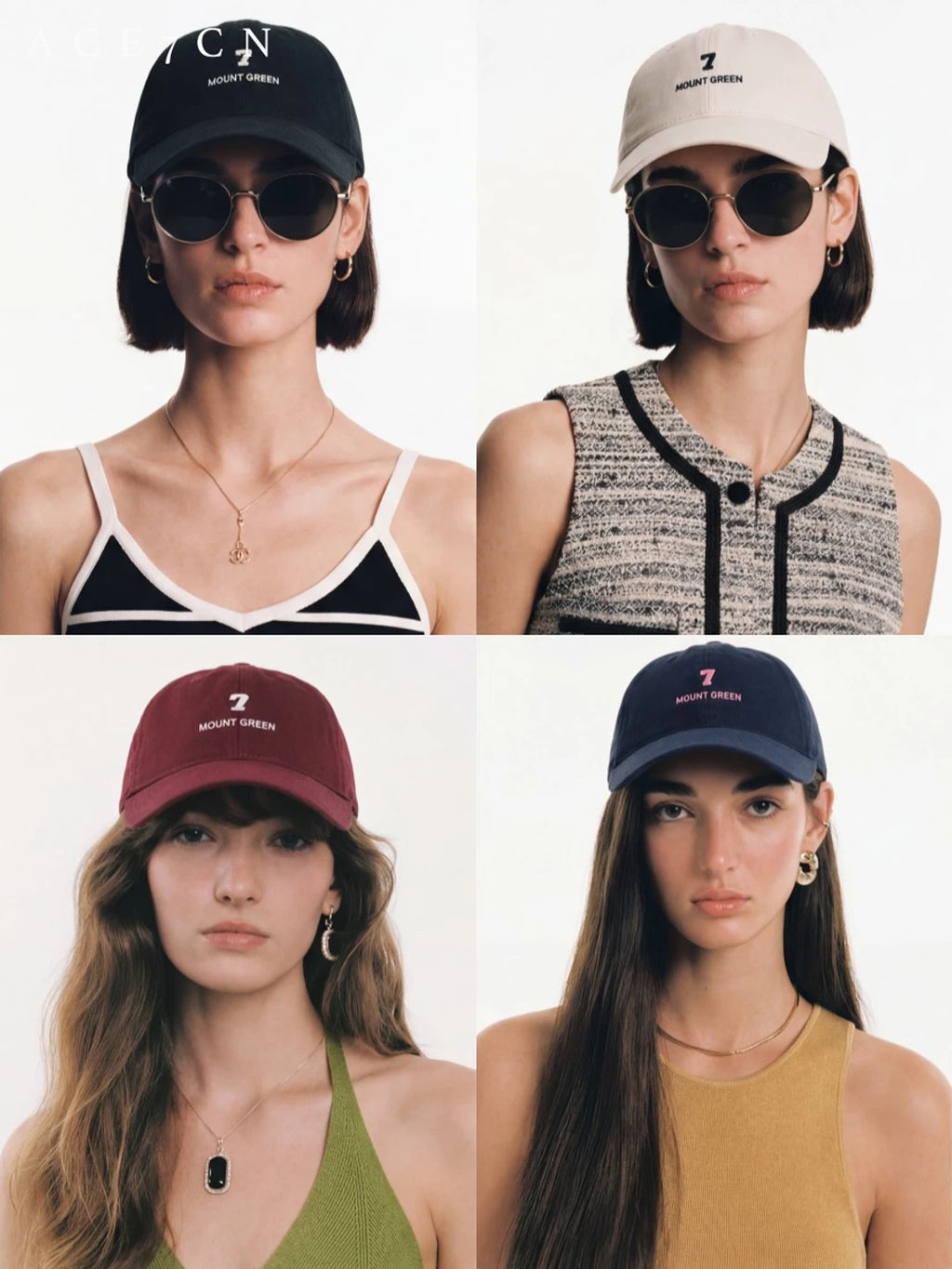 Seven Embroidered Baseball Cap — ACE7CN