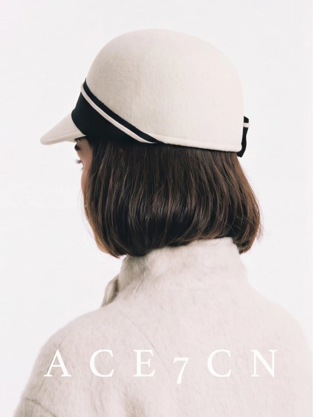 Japanese Niche Designer 100 Wool Equestrian Hat Classic