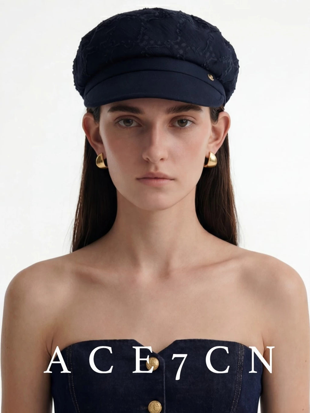 Burnout Tencel Newsboy Cap — ACE7CN