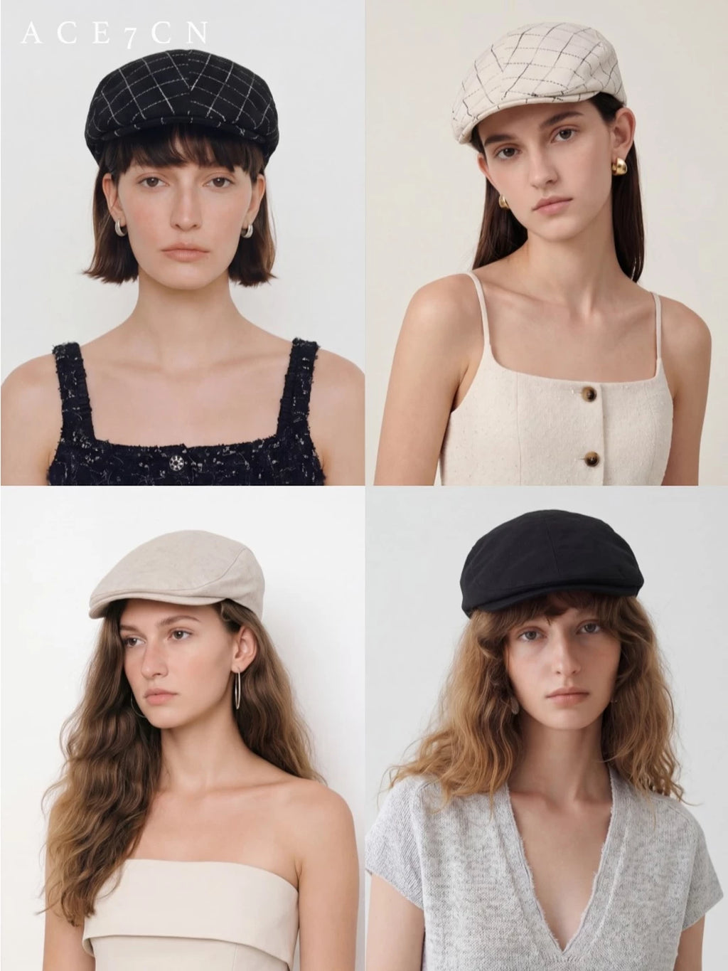 Cotton Flat Cap — ACE7CN