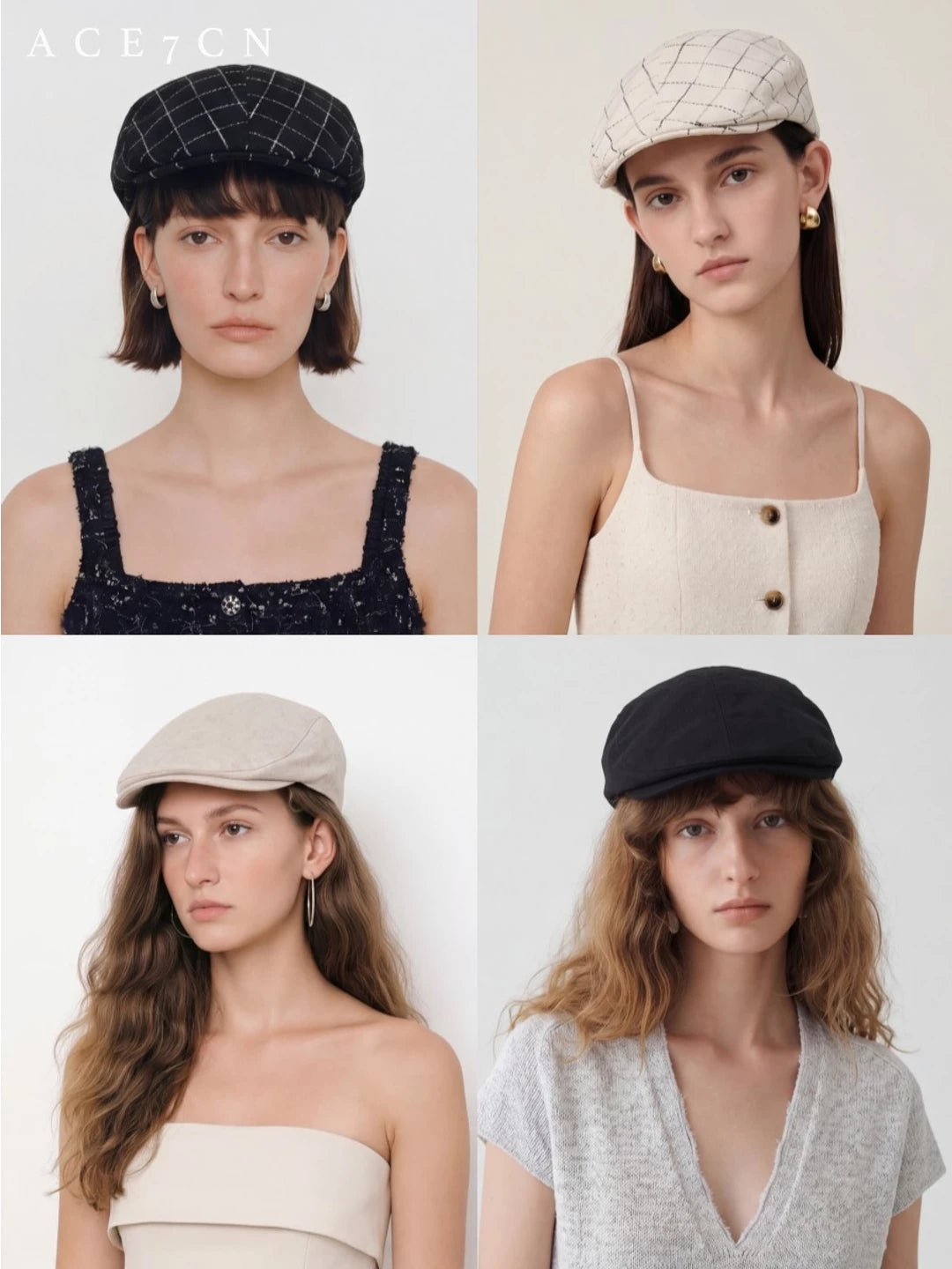 Cotton Flat Cap — ACE7CN