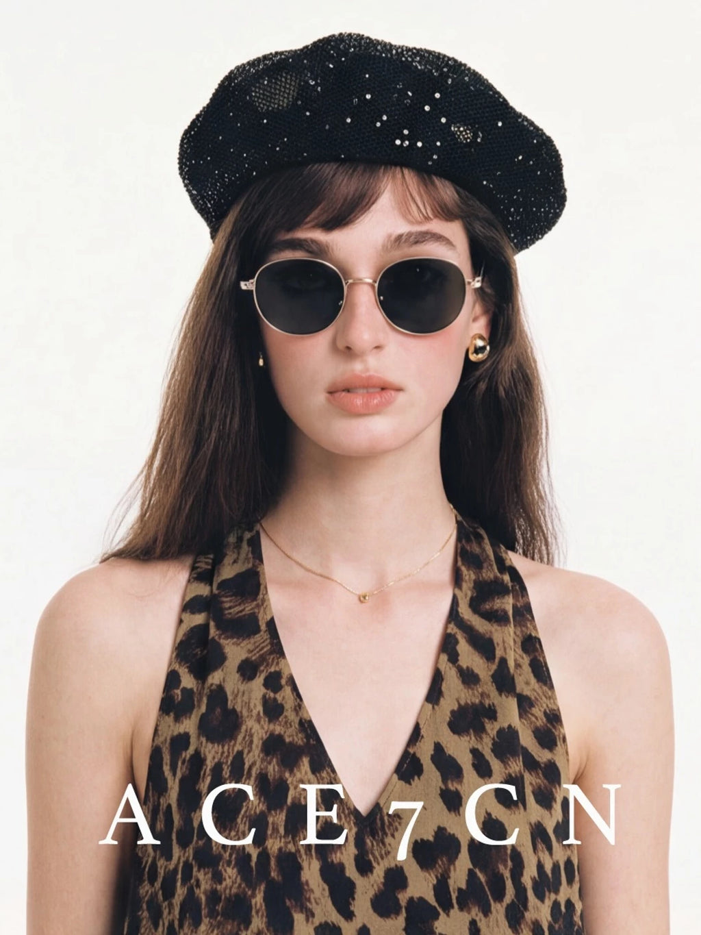 Fine Sequin Painter Beret — ACE7CN
