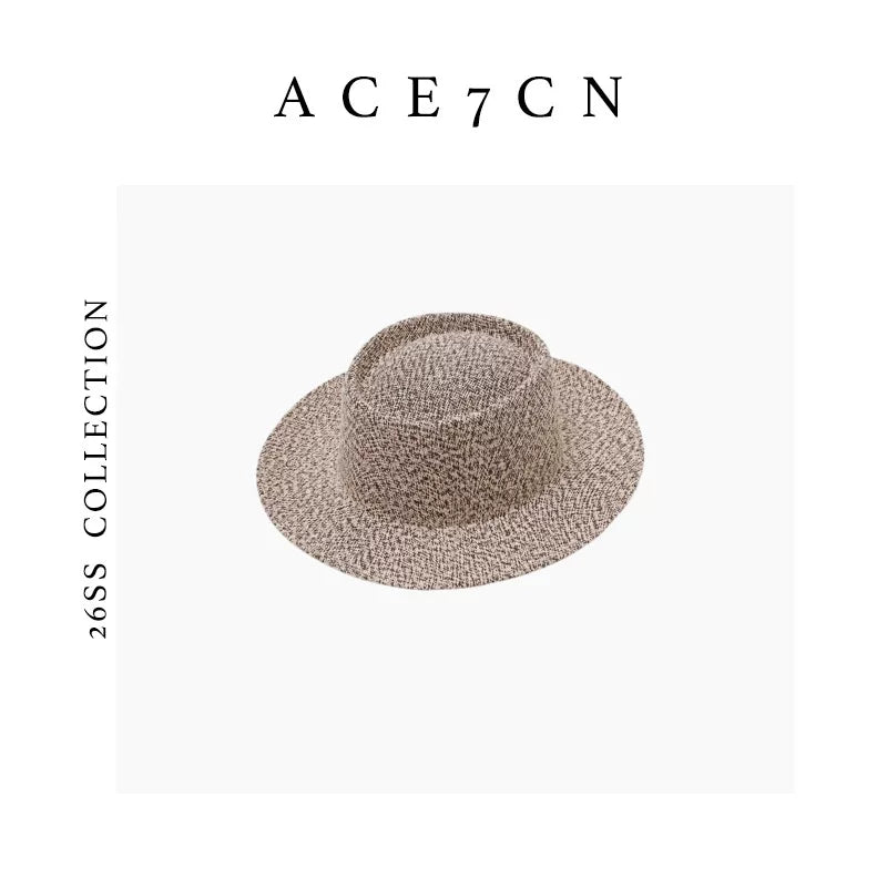 Short-Brim Straw Cowboy Hat — ACE7CN