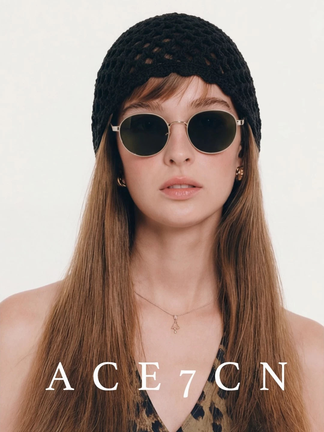 Openwork Hand-Crochet Beanie — ACE7CN