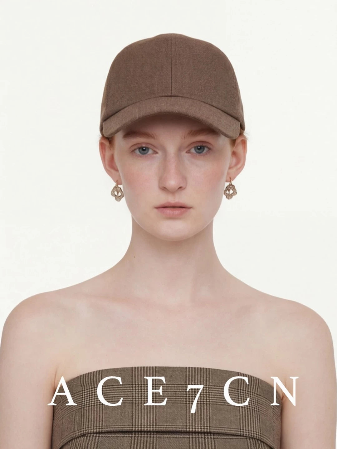 Soft-Crown Linen Baseball Cap — ACE7CN
