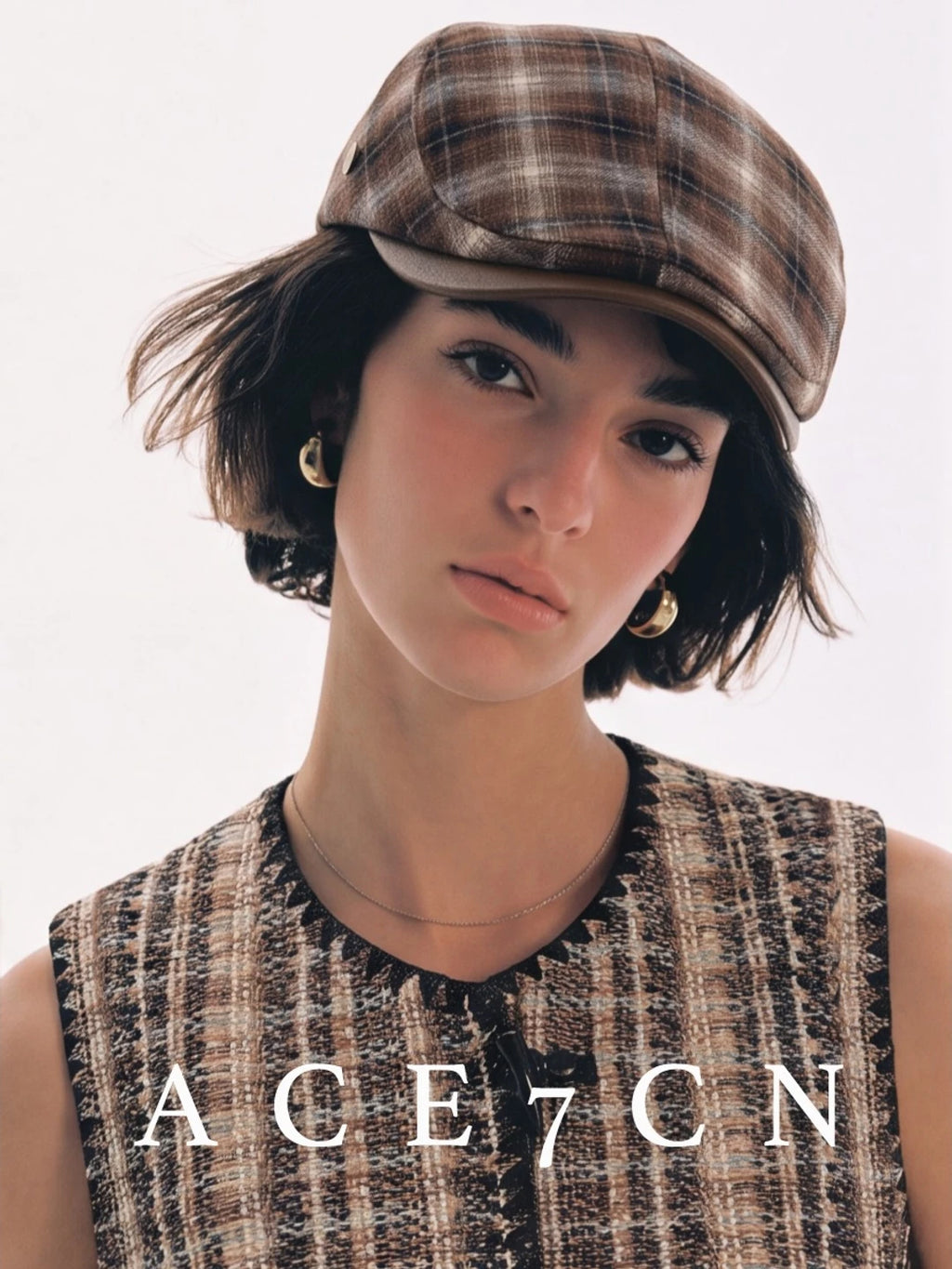 Tartan Flat Cap — ACE7CN