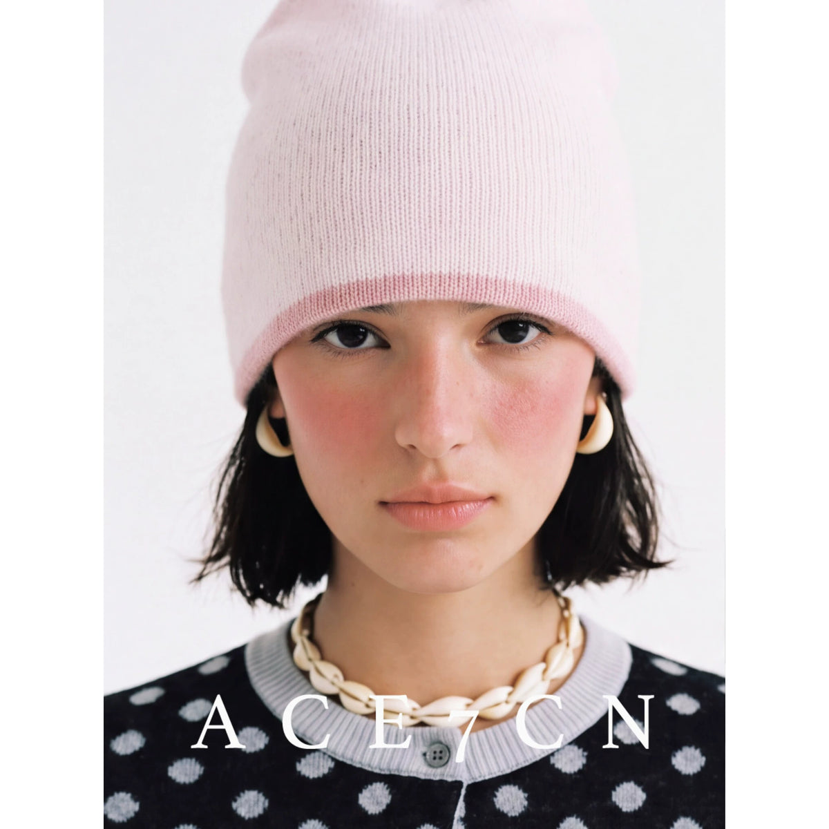 Two-Tone Minimalist Knit Beanie — ACE7CN