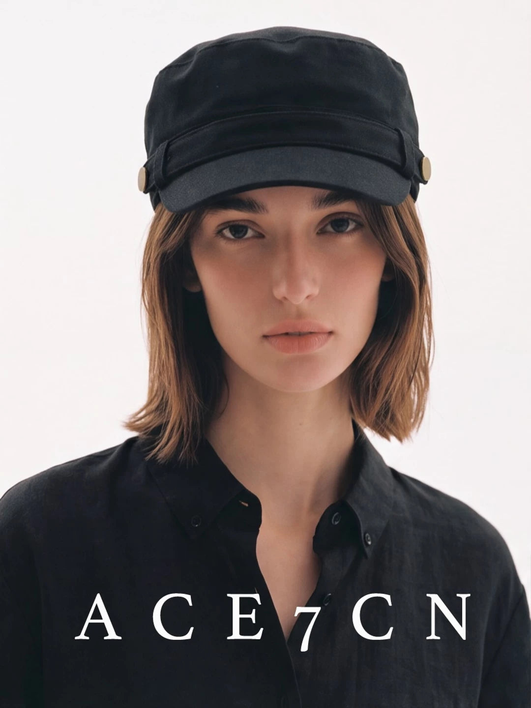 Flat-Top Workwear Equestrian Cap — ACE7CN