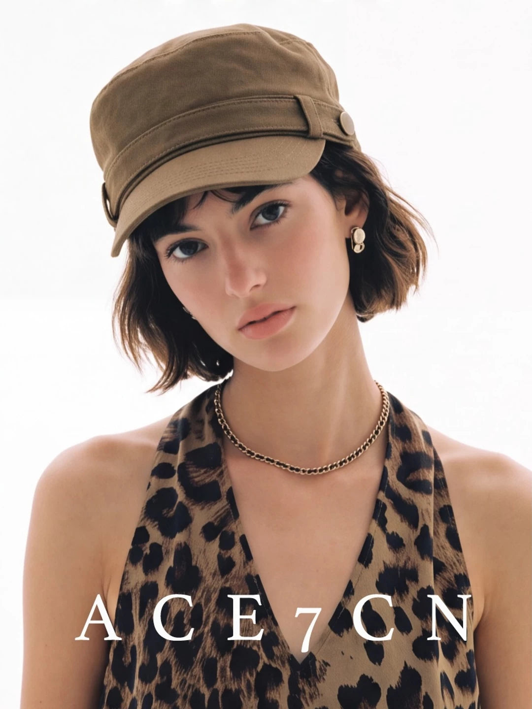 Flat-Top Workwear Equestrian Cap — ACE7CN